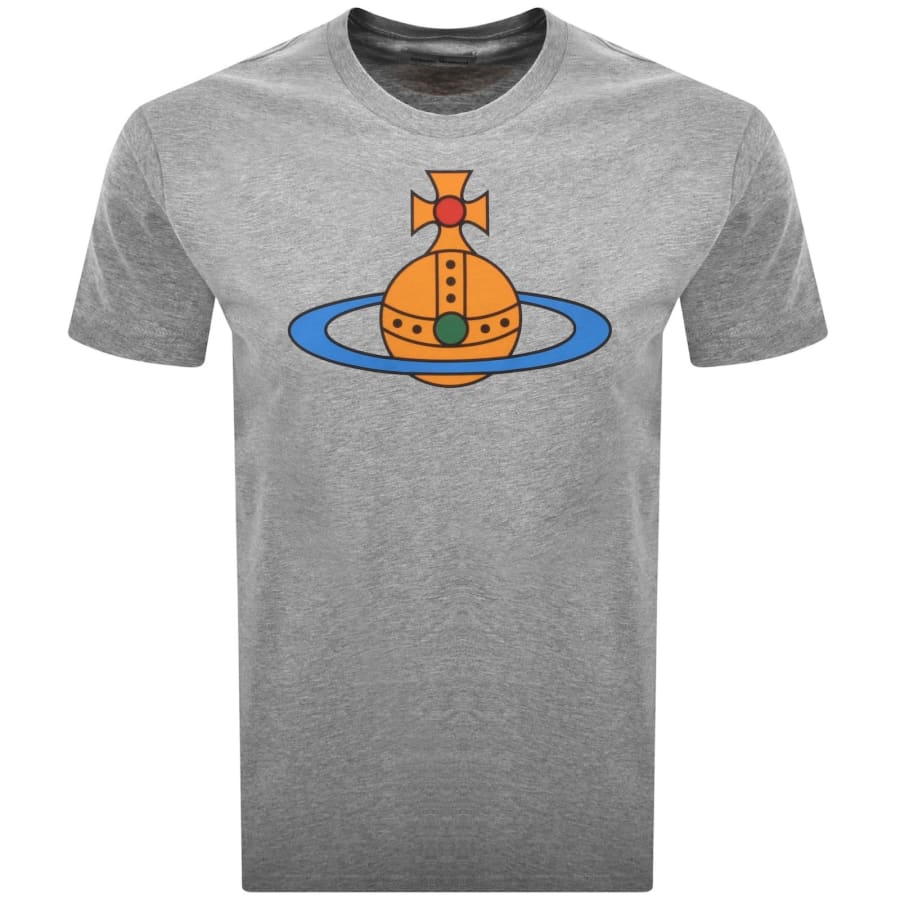 Vivienne Westwood Orb T Shirt Grey | Mainline Menswear x